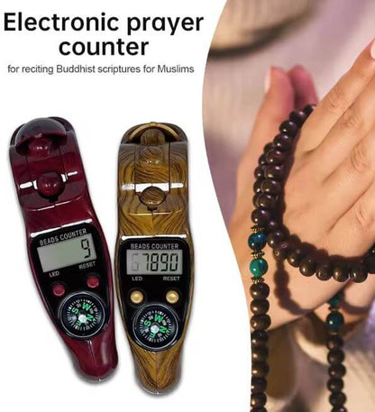 Digital Tasbih Counter With Compass
